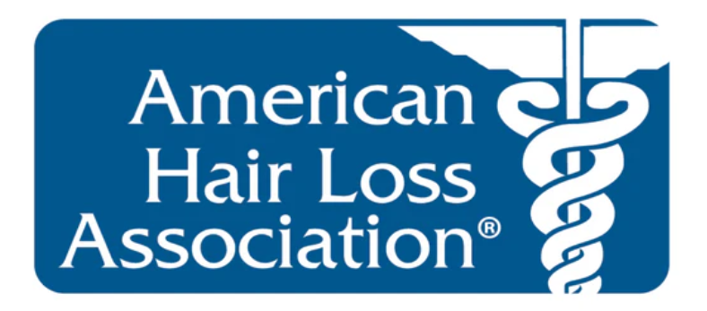 American hair loss logo